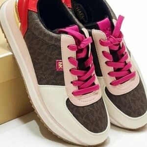 Michael Kors Monique Trainer Pink/Brown